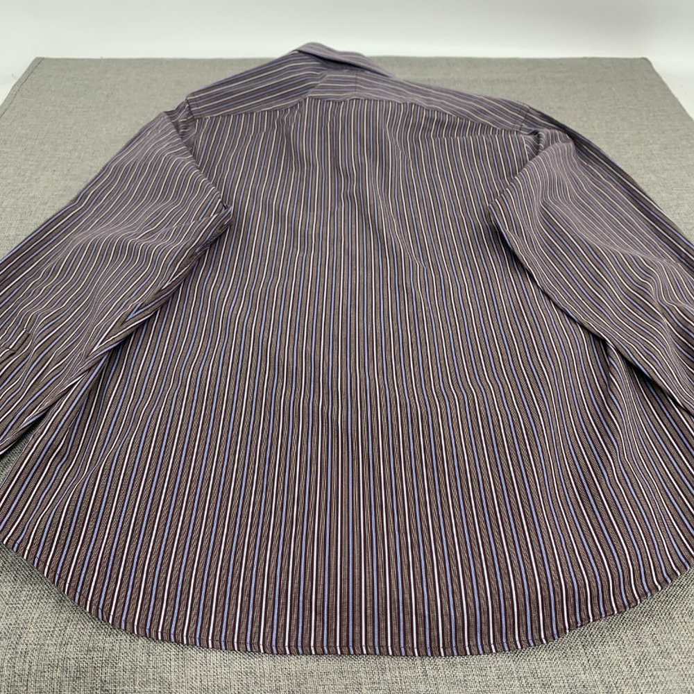 Men's Express Design Studio Button Down Shirt Premium Woven Cotton Medium Modern - Picture 11 of 16